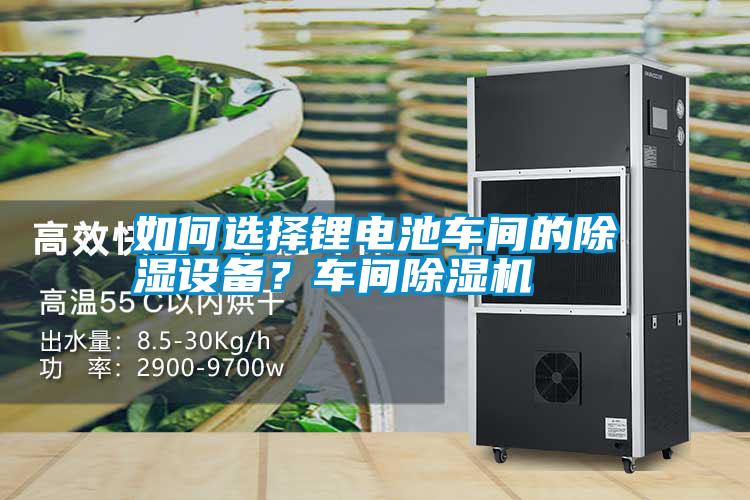 如何選擇鋰電池車間的除濕設備？車間除濕機