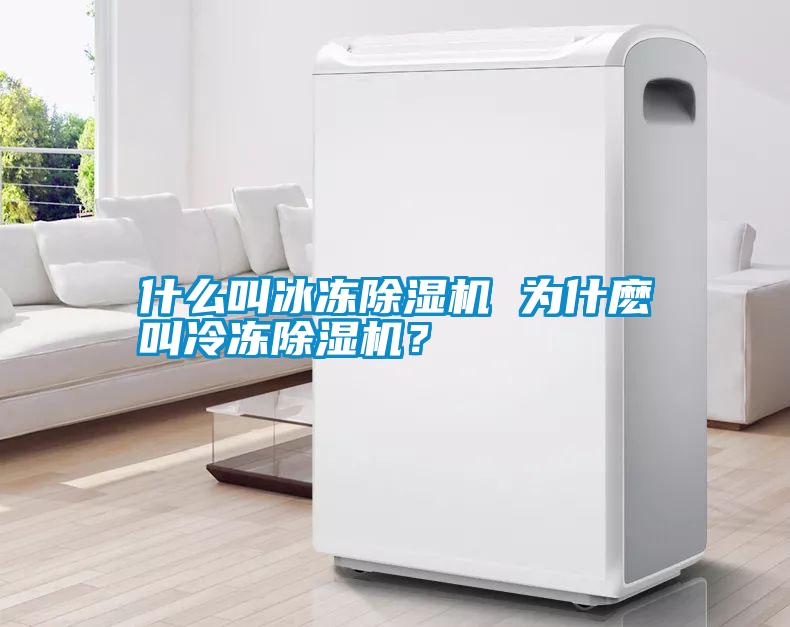 什么叫冰凍除濕機 為什麼叫冷凍除濕機？