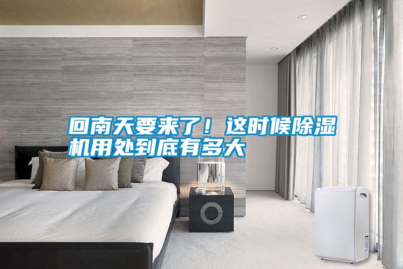 回南天要來了!這時候除濕機用處到底有多大