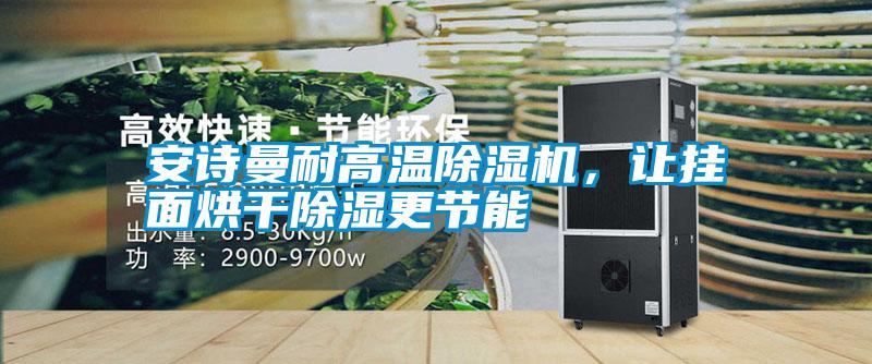 安詩曼耐高溫除濕機(jī)，讓掛面烘干除濕更節(jié)能