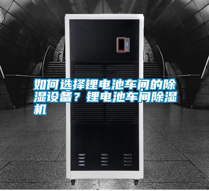 如何選擇鋰電池車間的除濕設(shè)備？鋰電池車間除濕機(jī)