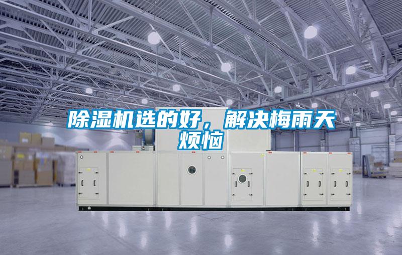 除濕機(jī)選的好,解決梅雨天煩惱