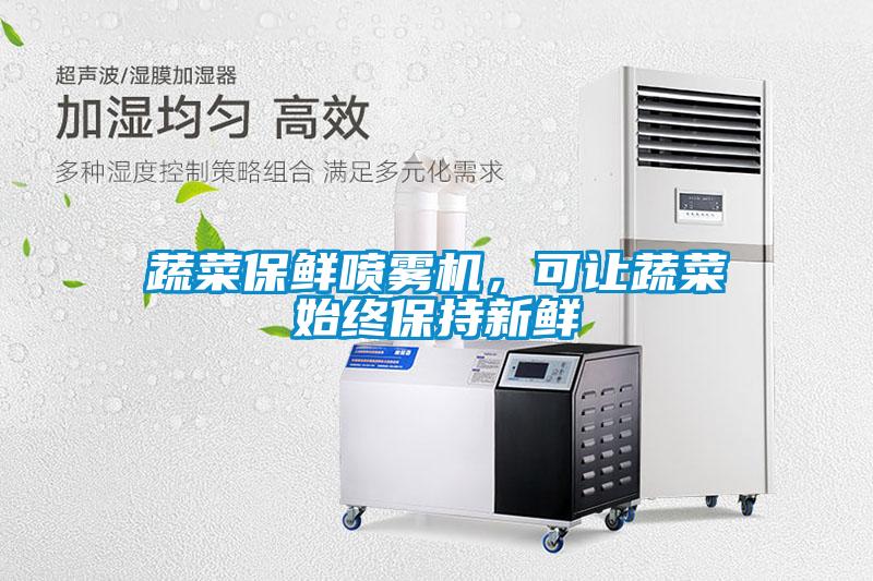 蔬菜保鮮噴霧機，可讓蔬菜始終保持新鮮