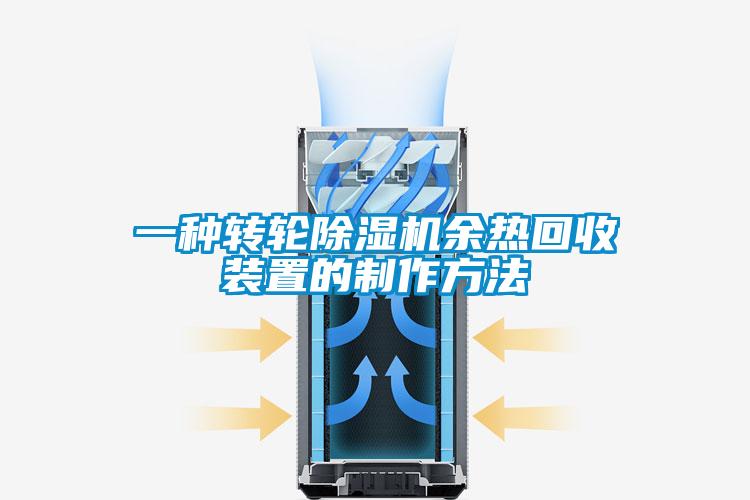 一種轉輪除濕機余熱回收裝置的制作方法
