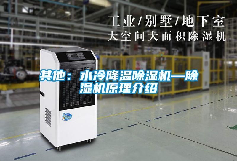 其他:水冷降溫除濕機—除濕機原理介紹