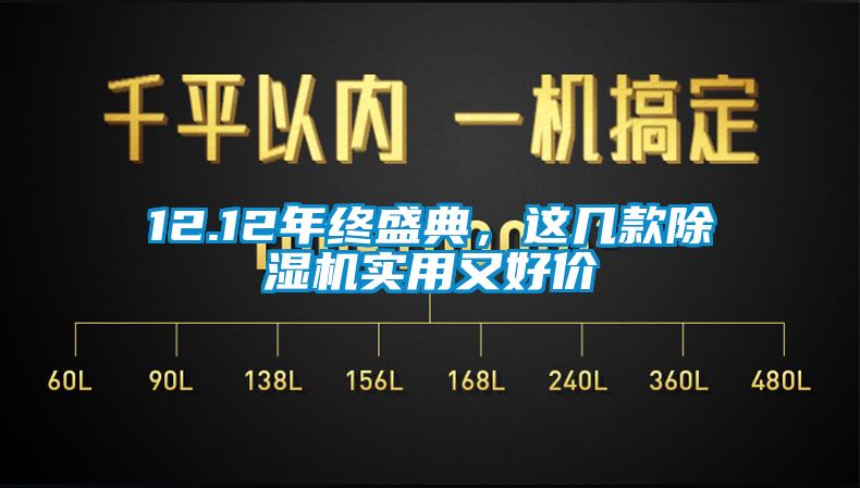 12.12年終盛典，這幾款除濕機實用又好價