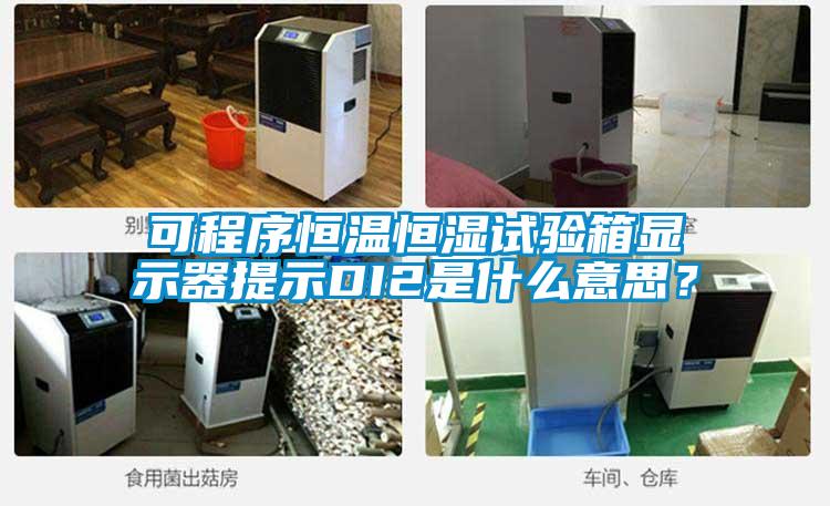 可程序恒溫恒濕試驗箱顯示器提示DI2是什么意思？