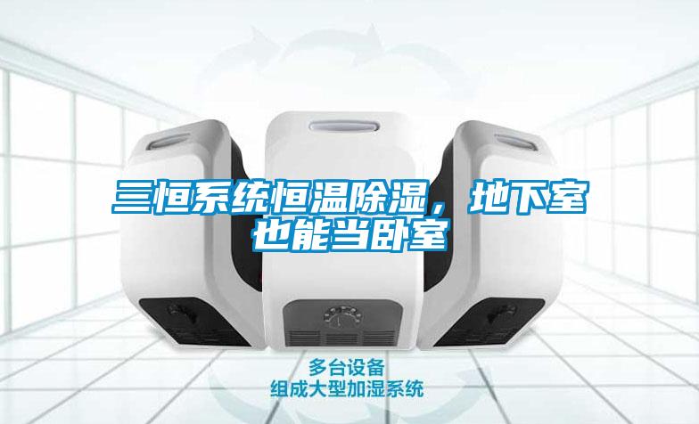 三恒系統(tǒng)恒溫除濕，地下室也能當(dāng)臥室