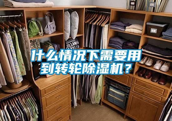 什么情況下需要用到轉輪除濕機?
