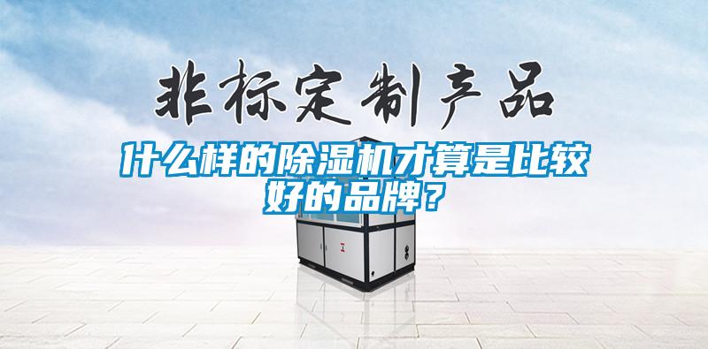 什么樣的除濕機才算是比較好的品牌？