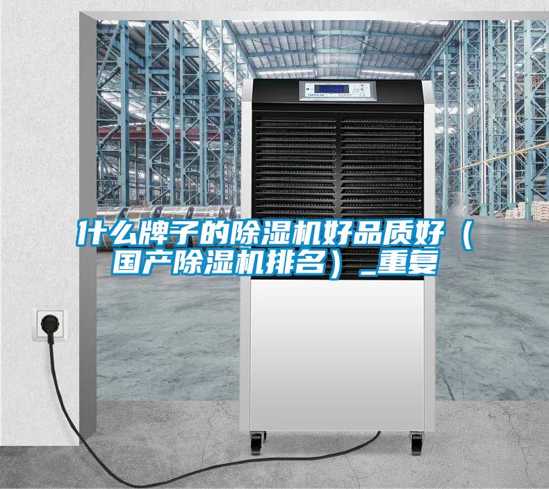 什么牌子的除濕機好品質好（國產除濕機排名）_重復