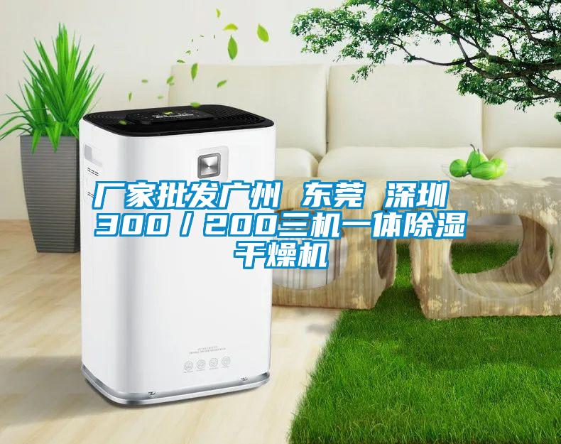 廠(chǎng)家批發(fā)廣州 東莞 深圳 300／200三機(jī)一體除濕干燥機(jī)