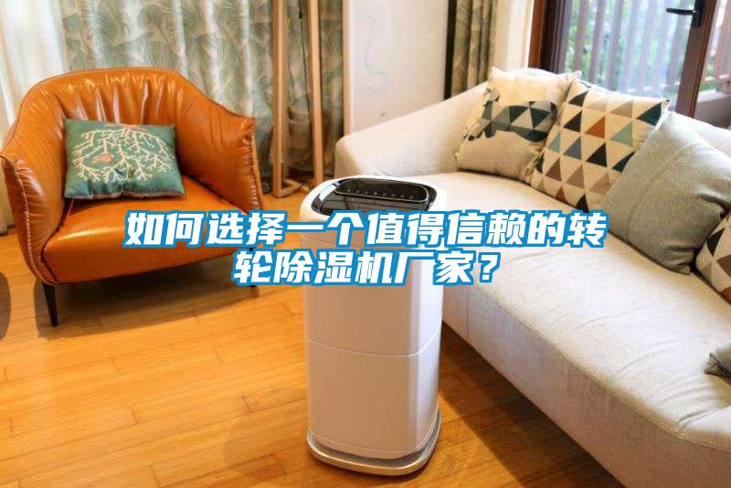 如何選擇一個值得信賴的轉輪除濕機廠家？