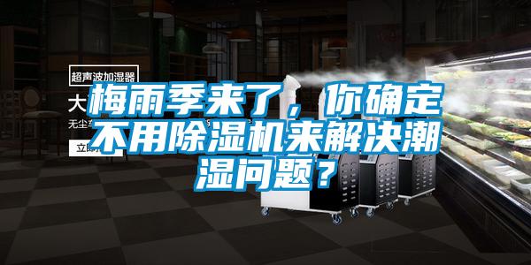 梅雨季來了，你確定不用除濕機(jī)來解決潮濕問題？