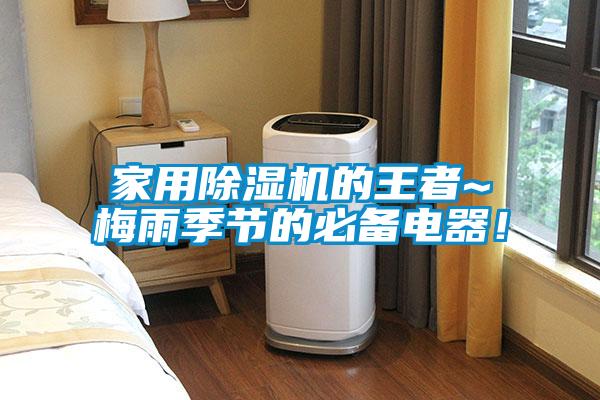家用除濕機的王者~梅雨季節的必備電器！