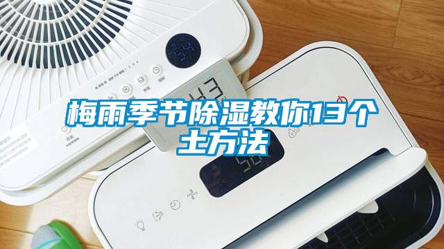梅雨季節除濕教你13個土方法