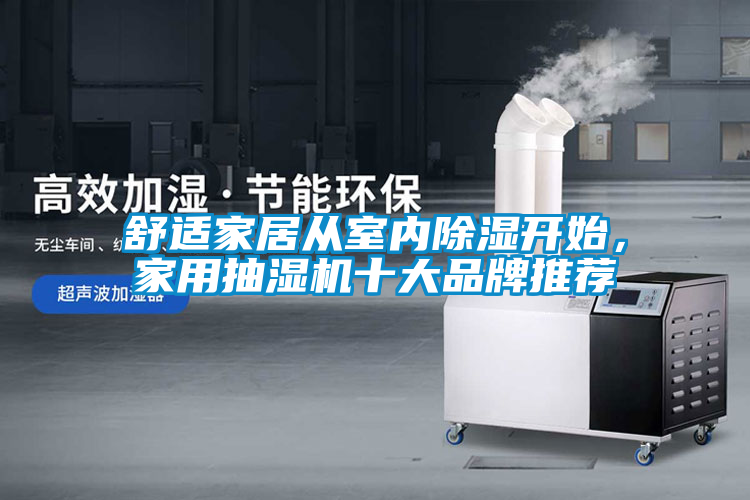 舒適家居從室內除濕開始，家用抽濕機十大品牌推薦