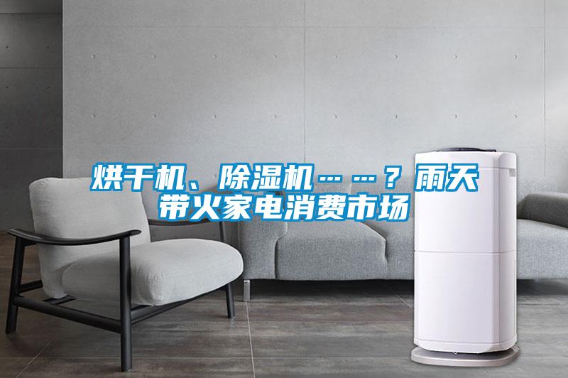 烘干機、除濕機……？雨天帶火家電消費市場