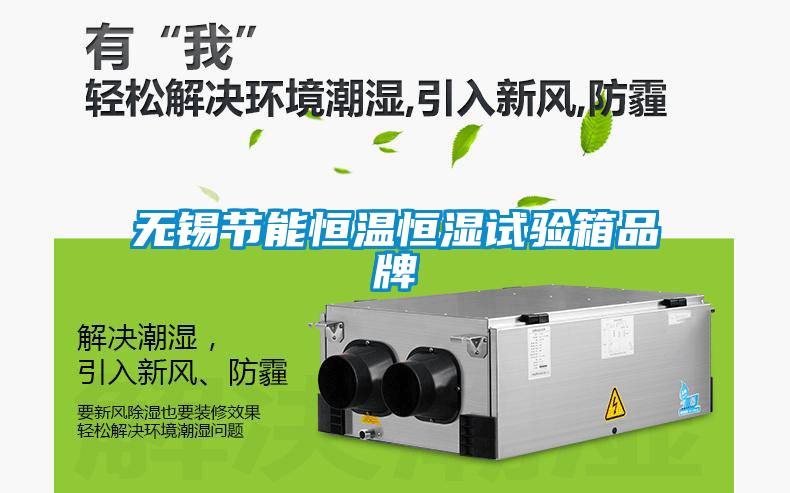無錫節能恒溫恒濕試驗箱品牌